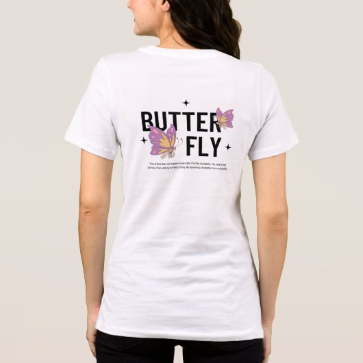 Butterfly Tri-Blend Shirt (Achterkant)