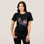 Butterfly Tri-Blend Shirt (Voorkant volledig)