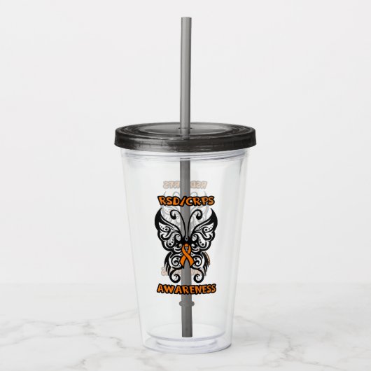 Butterfly/tribaal...RSD/CRPS Acryl Drinkbeker (Voorkant)