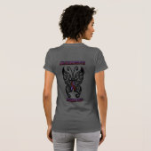 Butterfly Tribal.. Arachnoiditis T-shirt (Achterkant volledig)