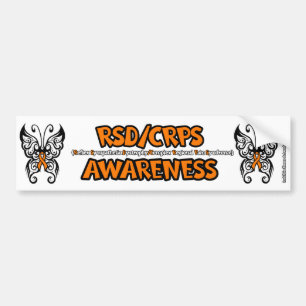 Butterfly Tribal...RSD/CRPS Bumpersticker