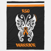 Butterfly/Tribal...RSD Fleece Deken (Voorkant)