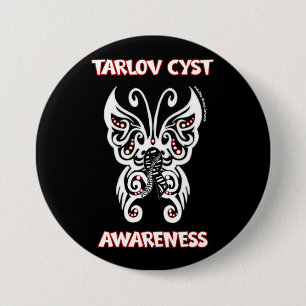 Butterfly/Tribal.. Tarlov Cyst Button