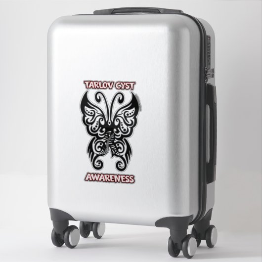 Butterfly Tribal.. Tarlov Cyst Sticker (Koffer)