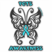 Butterfly/Tribale.. POTS Sticker (Voorkant)