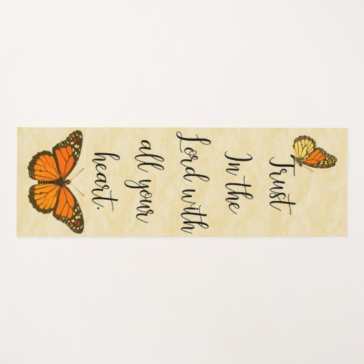 Butterfly Trust yoga Mat (Voorkant (horizontaal))