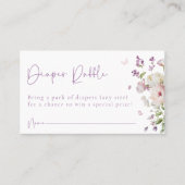 Butterfly Tuin Luier Raffle Behuizing Kaart Plaatskaartje (Voorkant)