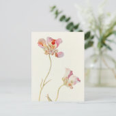 Butterfly Tulip van Margaret Armstrong Briefkaart (Staand voorkant)