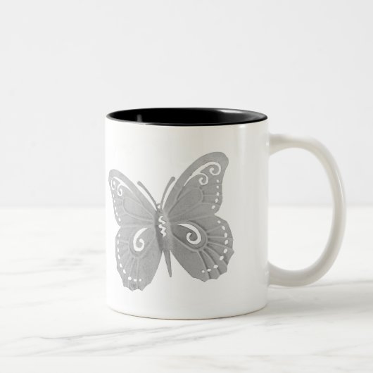 Butterfly Tweekleurige Koffiemok (Rechts)