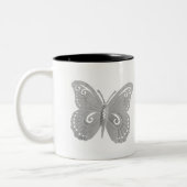 Butterfly Tweekleurige Koffiemok (Links)