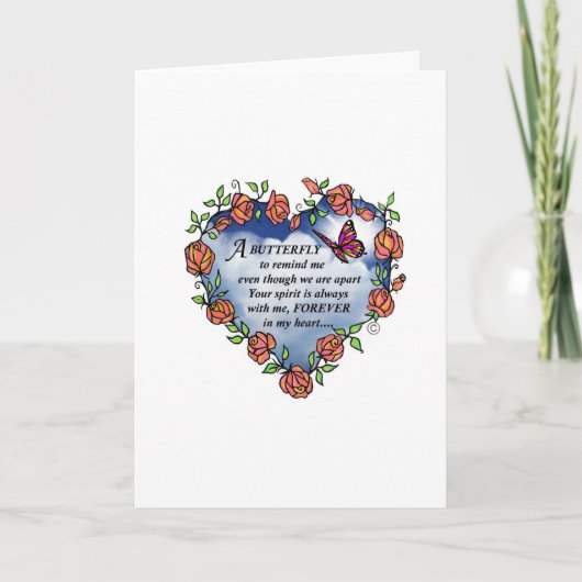 Butterfly uit Heaven Kaart (Voorkant)