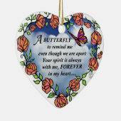 Butterfly uit Heaven Keramisch Ornament (Rechts)