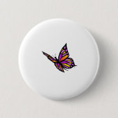 Butterfly uit Heaven Ronde Button 5,7 Cm (Voorkant)