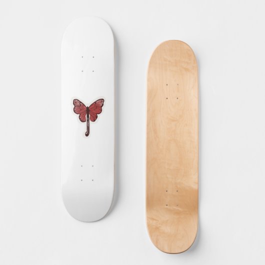 Butterfly Umbrella Fusion Skateboard Deck (Voorkant)