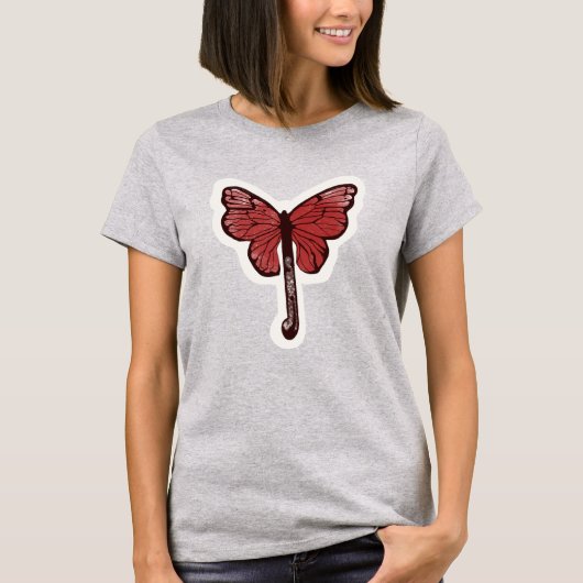 Butterfly Umbrella Fusion T-shirt (Voorkant)