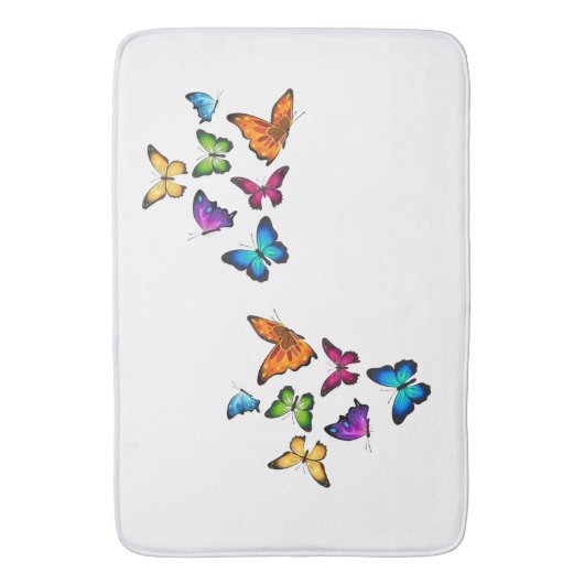 "Butterfly" Unieke Bath Wiskunde Badmat (Voorkant Verticaal)