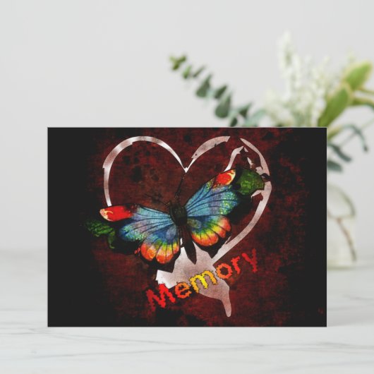 Butterfly van geheugen kaart (Staand voorkant)