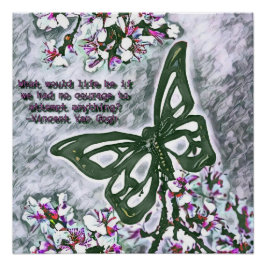 Butterfly Van Gogh Perfect Poster