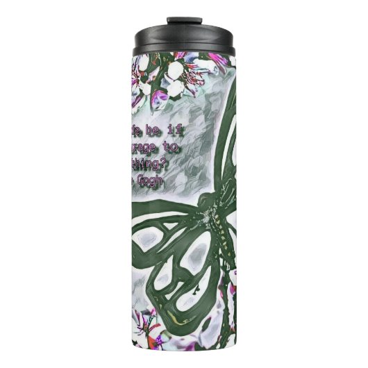 Butterfly Van Gogh Thermosbeker (Voorkant)