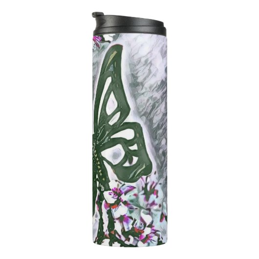 Butterfly Van Gogh Thermosbeker (Geroteerd rechts)