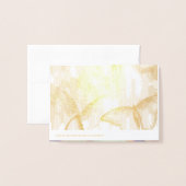 Butterfly Verjaardag Gepersonaliseerde Folie Kaart (Met envelop)