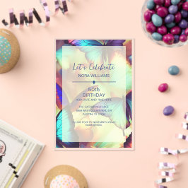 Butterfly Verjaardag Uitnodiging Acryl