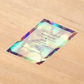 Butterfly Verjaardag Uitnodiging Acryl (Laagn)