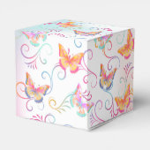 Butterfly Verjaardagsfeest Kinder Kleurrijk Bedankdoosjes (Achterkant)