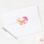 Butterfly Verjaardagsfeest Kinder Kleurrijk Hart Sticker (Envelop)