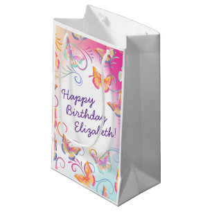 Butterfly Verjaardagsfeest Kinder Kleurrijk Klein Cadeauzakje