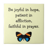 Butterfly Verse Tegel Tegeltje (Voorkant)