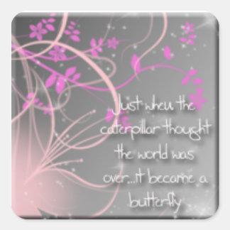 Butterfly Vierkante Sticker