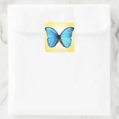Butterfly Vierkante Sticker (Tas)