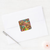 Butterfly Vierkante Sticker (Envelop)