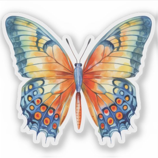 Butterfly vinyl sticker (Voorkant)