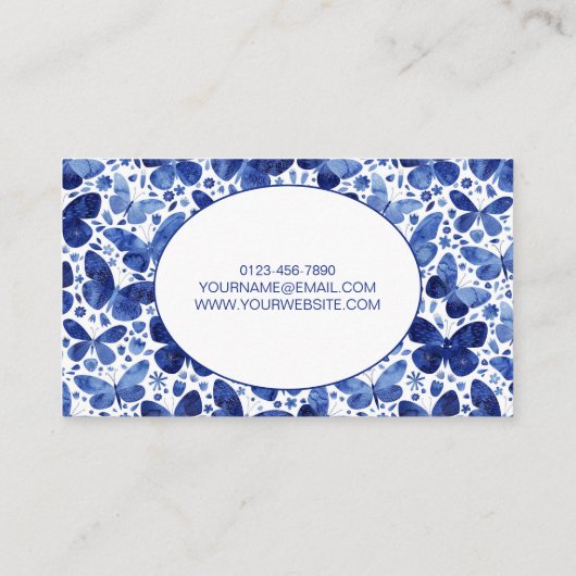 Butterfly Visitekaartje (Achterkant)