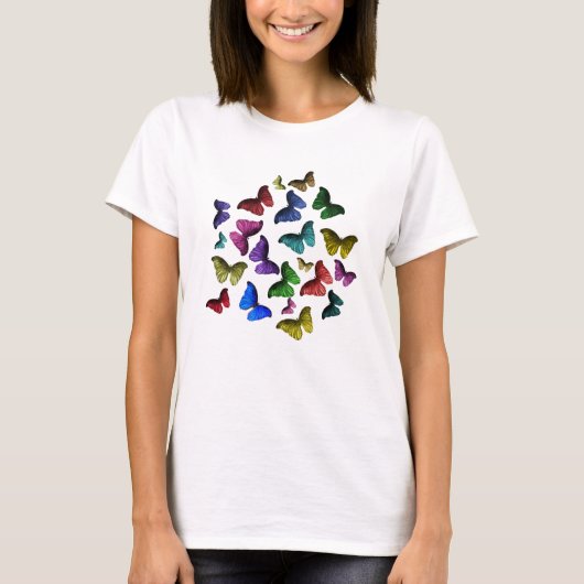 Butterfly vlinder... t-shirt (Voorkant)