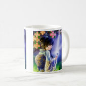 Butterfly, vlinderbeker koffiemok (Voorkant rechts)