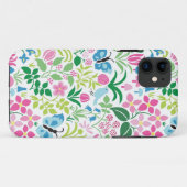 Butterfly, vogel, gloeiend helder patroon Case-Mate iPhone case (Achterkant (horizontaal))