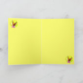 Butterfly-vriendschap Kaart (Binnen)