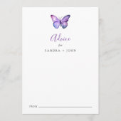 Butterfly Vrijgezellenfeest Advies Trouwwensen (Voorkant)