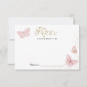 Butterfly Vrijgezellenfeest Advies voor de Bruid K Kaart (Voorkant)
