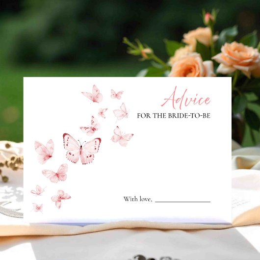 Butterfly Vrijgezellenfeest Advies voor de Bruid K Kaart