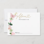 Butterfly Vrijgezellenfeest Advies voor de Bruid K Kaart (Voorkant)