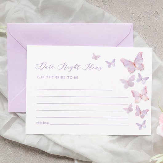 Butterfly Vrijgezellenfeest Date Night Ideeën Kaar Kaart