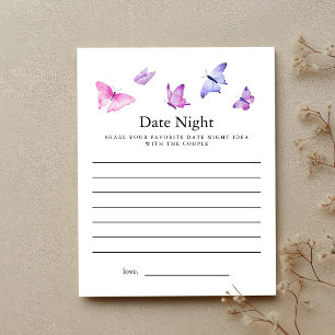 Butterfly Vrijgezellenfeest Datum Nacht Kaart