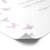 Butterfly Vrijgezellenfeest gunst Poster (Hoek)