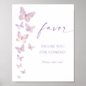 Butterfly Vrijgezellenfeest gunst Poster (Voorkant)