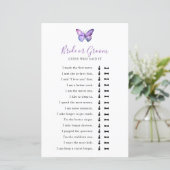 Butterfly Vrijgezellenfeest Raad eens wie het geze (Staand voorkant)