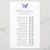 Butterfly Vrijgezellenfeest Raad eens wie het geze (Voorkant)